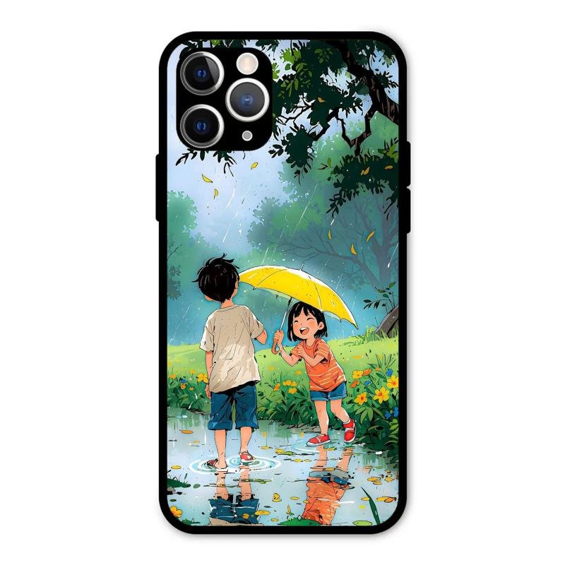 Raindrop Moments Glass Case Cover For iPhone 11 Pro