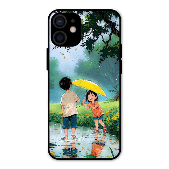 Raindrop Moments Glass Case Cover For iPhone 12 mini