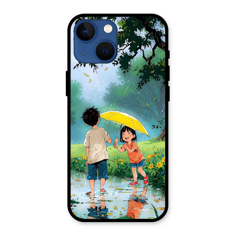 Raindrop Moments Glass Case Cover For iPhone 13 mini