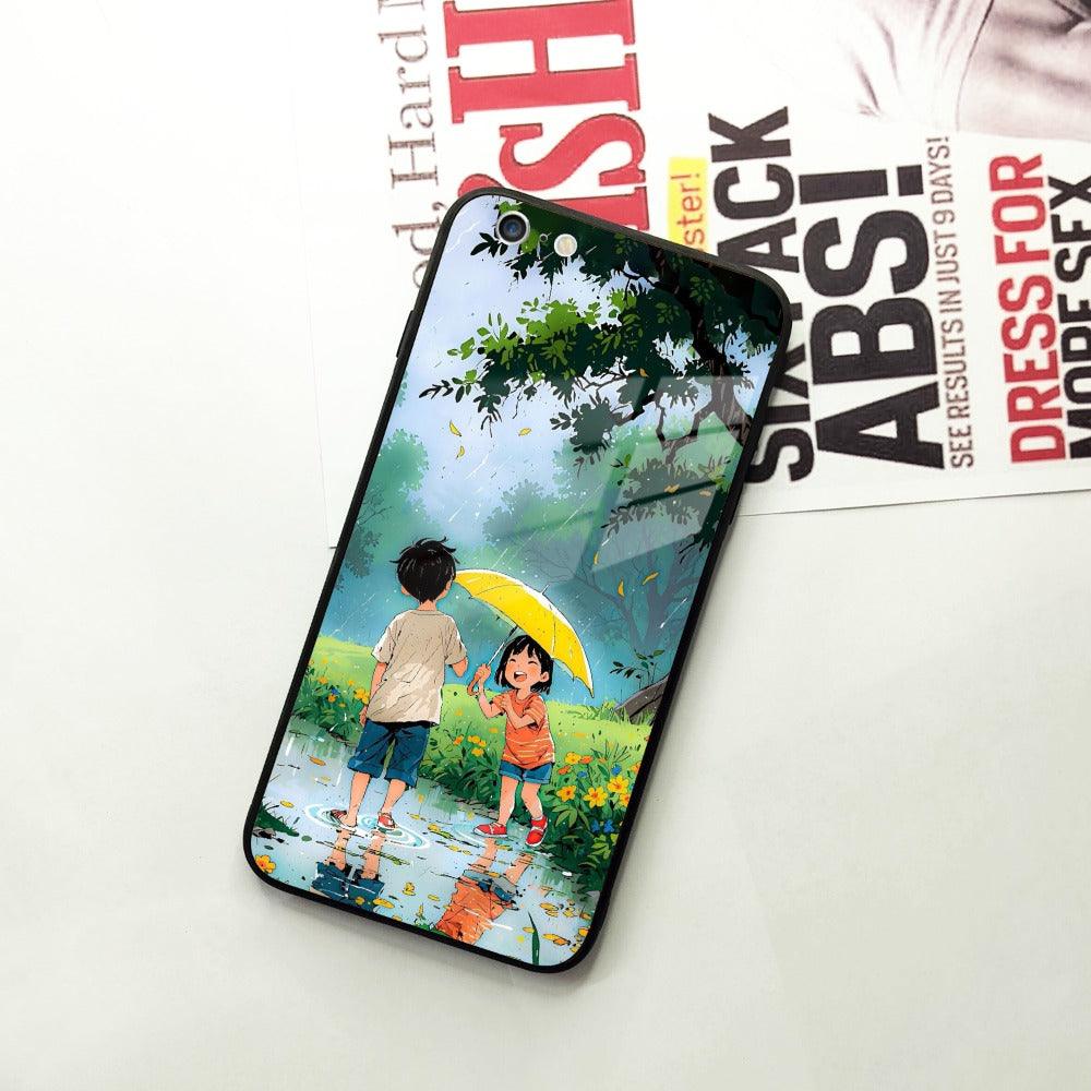 Raindrop Moments Glass Case Cover For iPhone - ShopOnCliQ