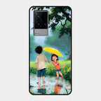 Raindrop Moments Glass Case Cover For Iqoo 9 5G