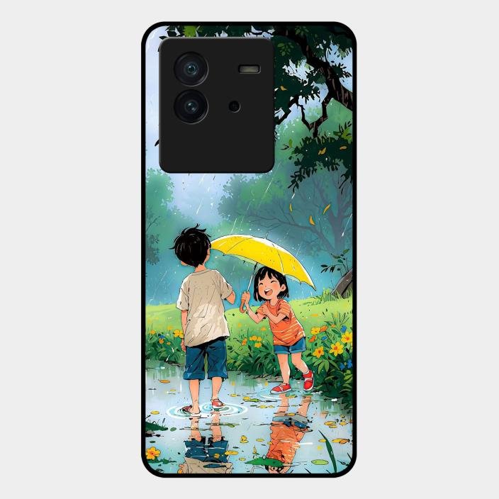 Raindrop Moments Glass Case Cover For Iqoo Neo 6 5G