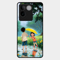 Raindrop Moments Glass Case Cover For Iqoo Z7 Pro 5G