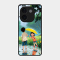 Raindrop Moments Glass Case Cover For Iqoo Z9S Pro 5G