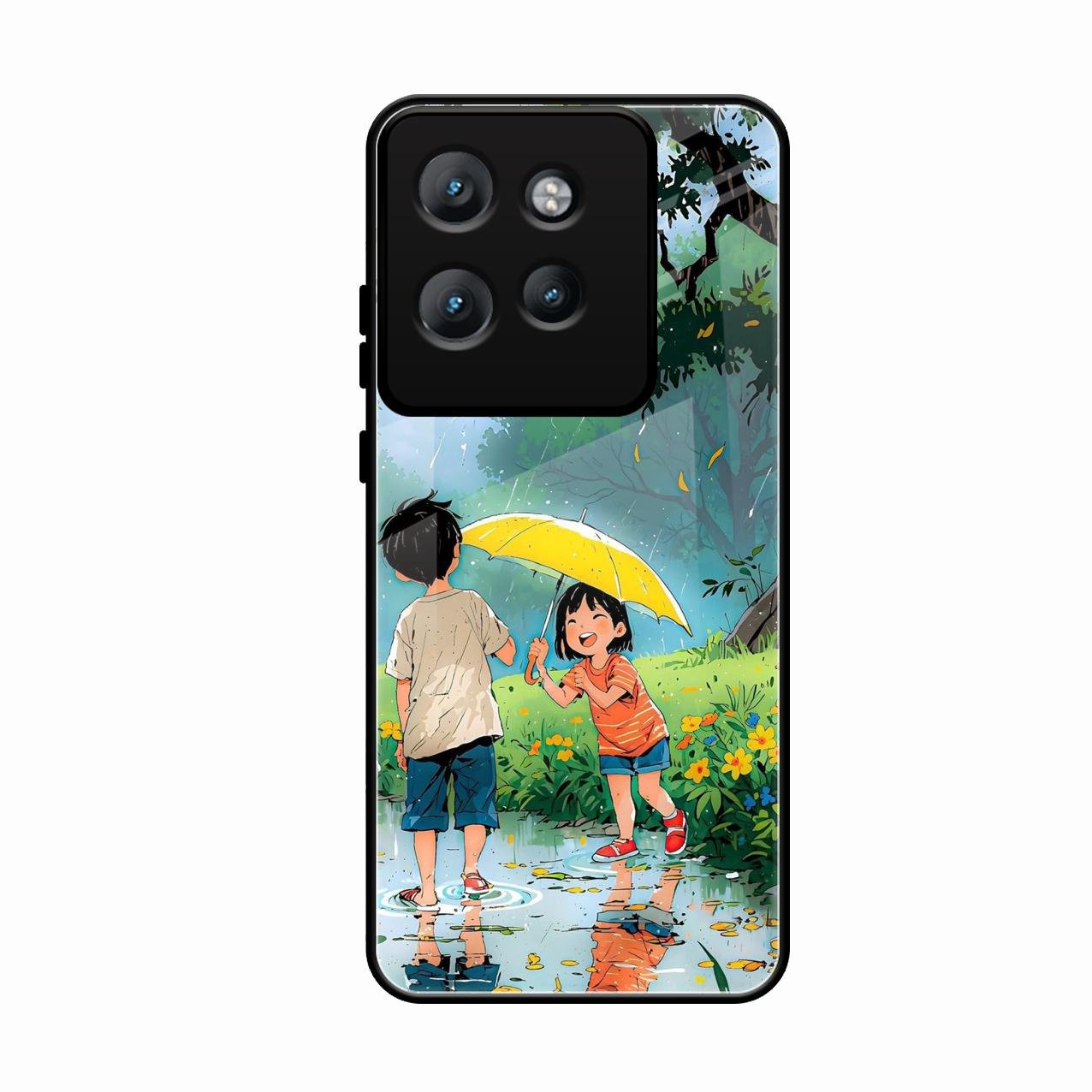 Raindrop Moments Glass Case Cover For Motorola Edge 50 Neo
