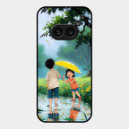 Raindrop Moments Glass Case Cover For Nothing Phone 2A 5G