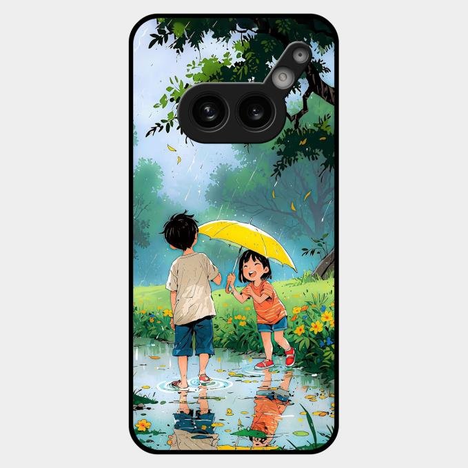 Raindrop Moments Glass Case Cover For Nothing Phone 2A Plus