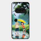 Raindrop Moments Glass Case Cover For Nothing Phone 3A 5G