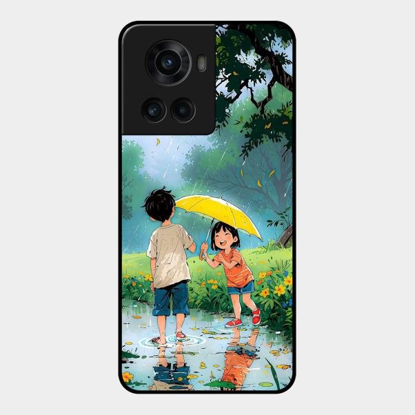 Raindrop Moments Glass Case Cover For Oneplus 10R 5G