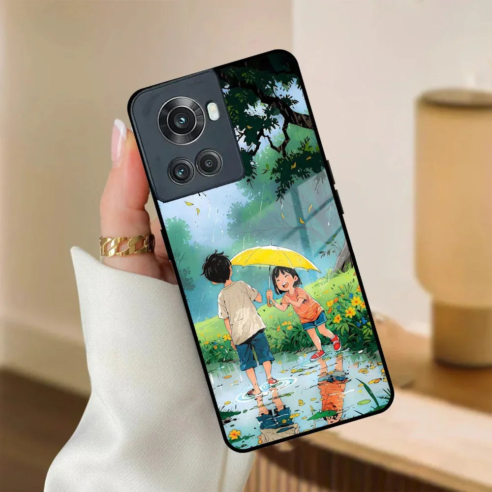 Raindrop Moments Glass Case Cover For OnePlus - ShopOnCliQ