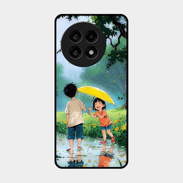 Raindrop Moments Glass Case Cover For Oneplus 13R 5G