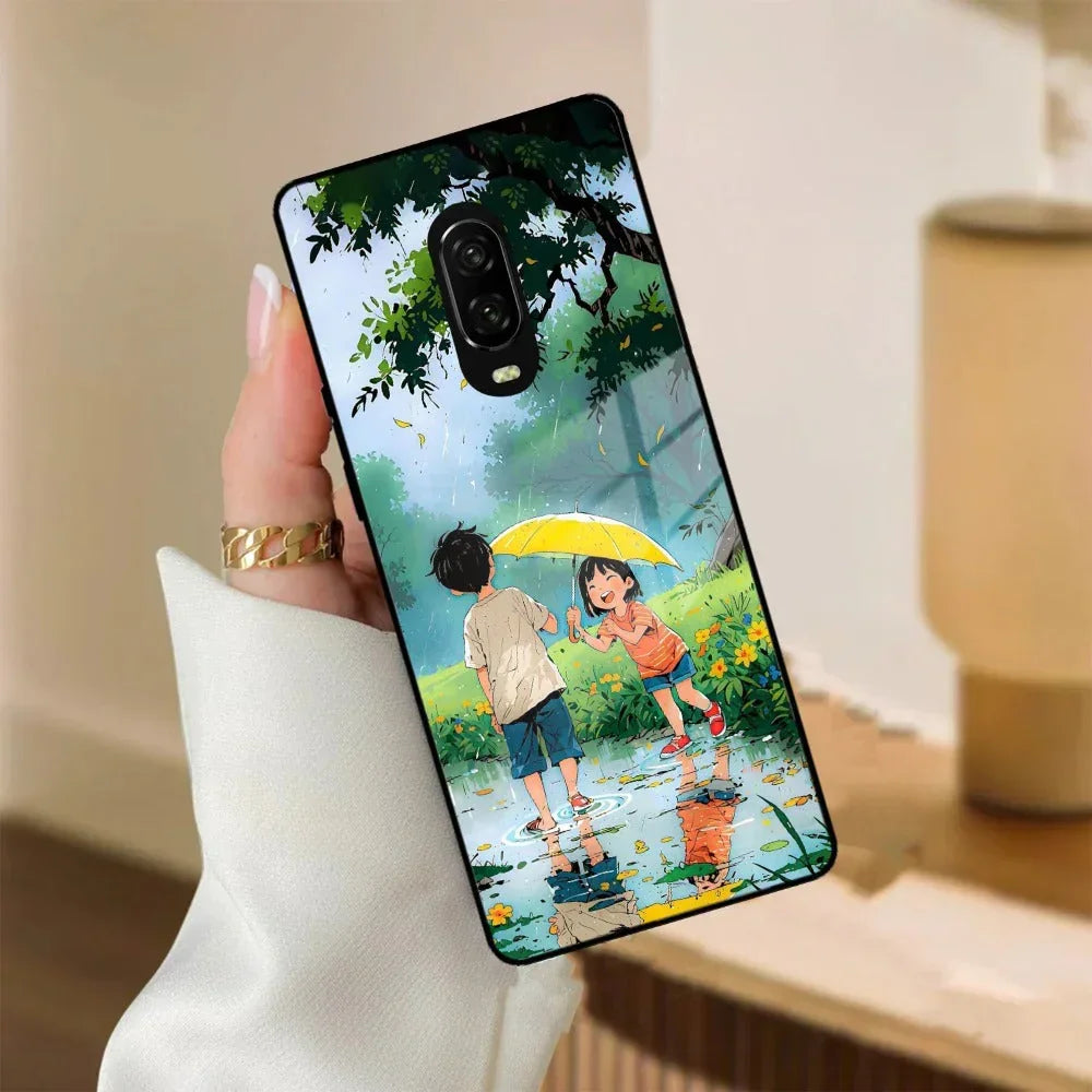 Raindrop Moments Glass Case Cover For OnePlus - ShopOnCliQ