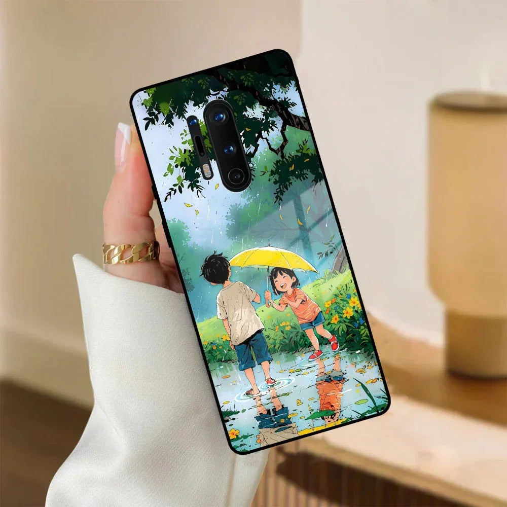 Raindrop Moments Glass Case Cover For OnePlus - ShopOnCliQ
