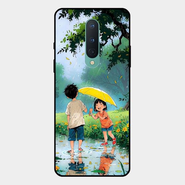 Raindrop Moments Glass Case Cover For Oneplus 8