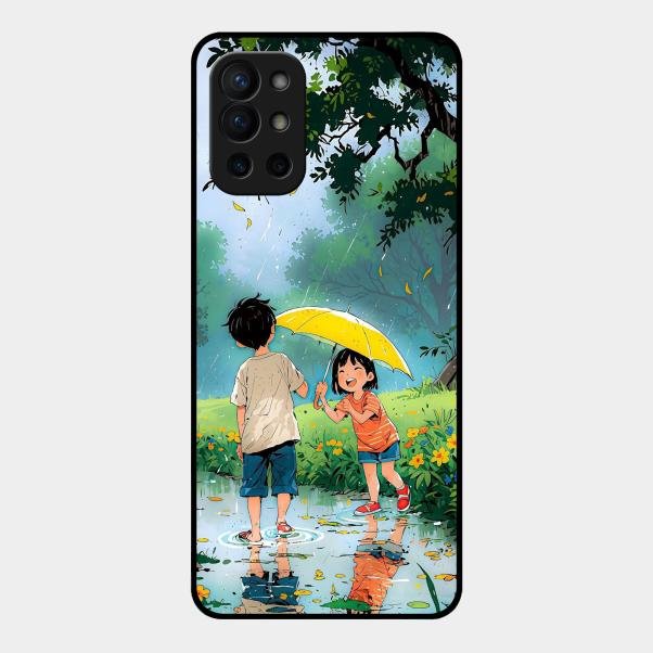 Raindrop Moments Glass Case Cover For Oneplus 9R 5G
