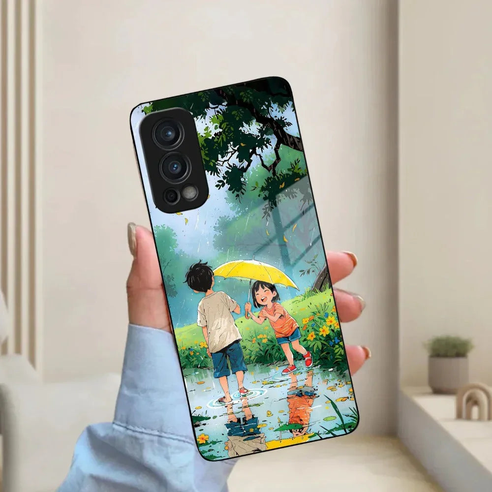 Raindrop Moments Glass Case Cover For OnePlus - ShopOnCliQ