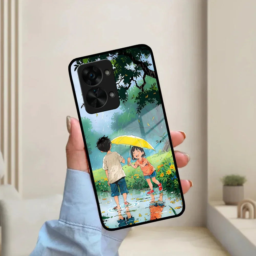 Raindrop Moments Glass Case Cover For OnePlus - ShopOnCliQ
