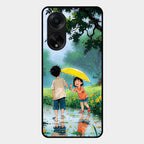 Raindrop Moments Glass Case Cover For Oppo F23 5G
