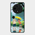 Raindrop Moments Glass Case Cover For Oppo F27 Pro Plus 5G