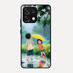 Raindrop Moments Glass Case Cover For Oppo F31 5G