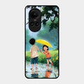 Raindrop Moments Glass Case Cover For Oppo Reno 10 5G