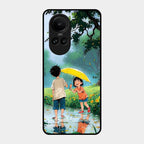 Raindrop Moments Glass Case Cover For Oppo Reno 10 5G