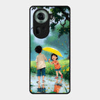 Raindrop Moments Glass Case Cover For Oppo Reno 11 5G