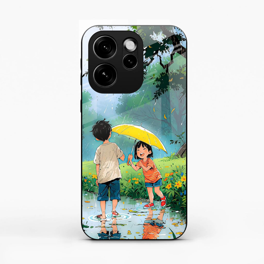 Raindrop Moments Glass Case Cover For Oppo Reno 15C 5G