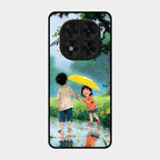 Raindrop Moments Glass Case Cover For Poco X7 5G