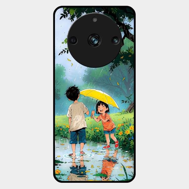 Raindrop Moments Glass Case Cover For Realme 11 Pro Plus 5G
