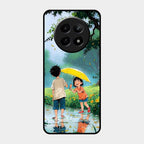 Raindrop Moments Glass Case Cover For Realme 12 5G