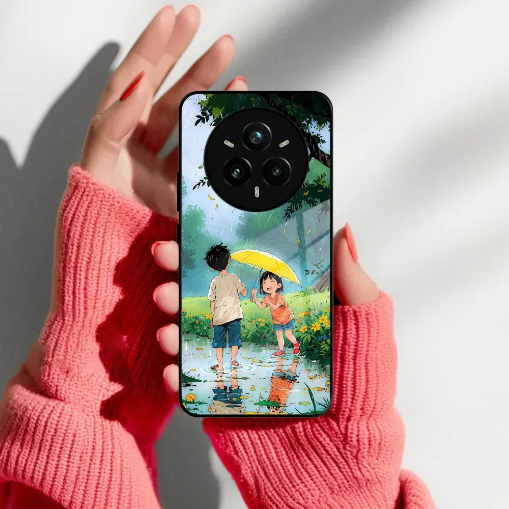 Raindrop Moments Glass Case Cover For Realme/Narzo - ShopOnCliQ