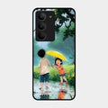 Raindrop Moments Glass Case Cover For Realme 14X 5G