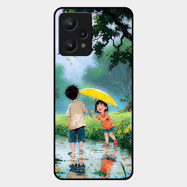 Raindrop Moments Glass Case Cover For Realme 9 Pro 5G