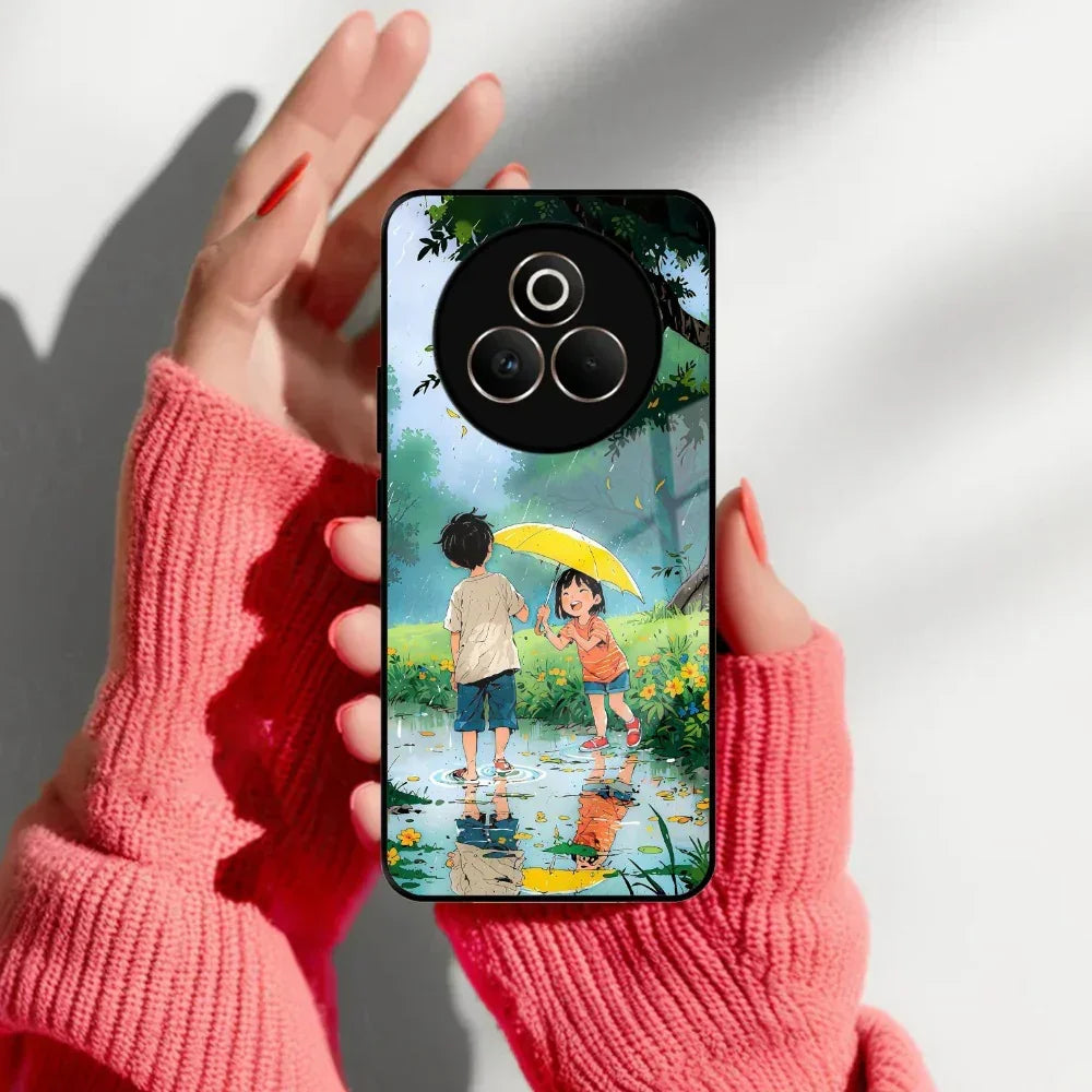 Raindrop Moments Glass Case Cover For Realme/Narzo - ShopOnCliQ