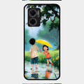 Raindrop Moments Glass Case Cover For Redmi 11 Prime 5G