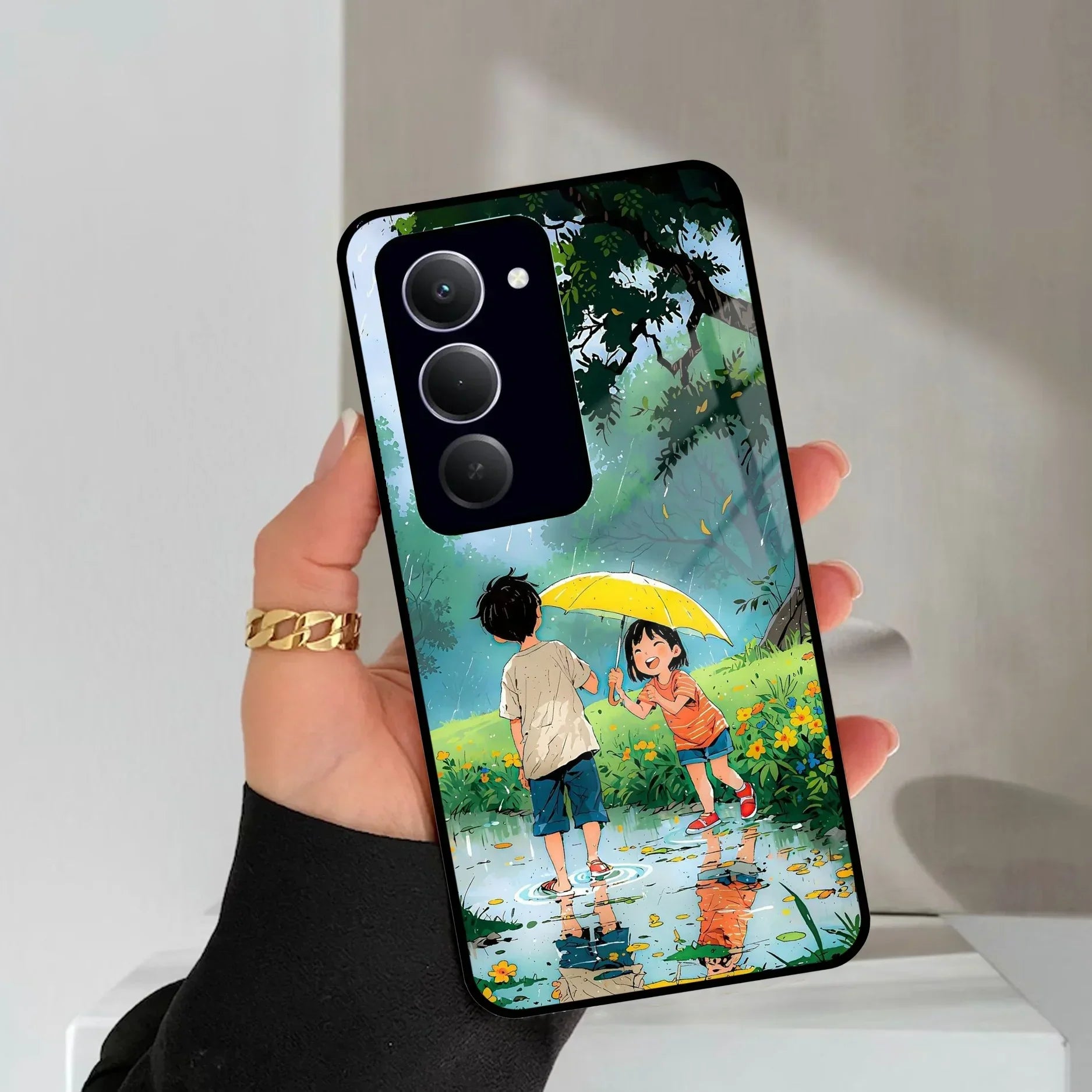 Raindrop Moments Glass Case Cover For Redmi/Xiaomi - ShopOnCliQ