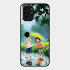 Raindrop Moments Glass Case Cover For Redmi Note 10