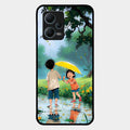 Raindrop Moments Glass Case Cover For Redmi Note 12 5G