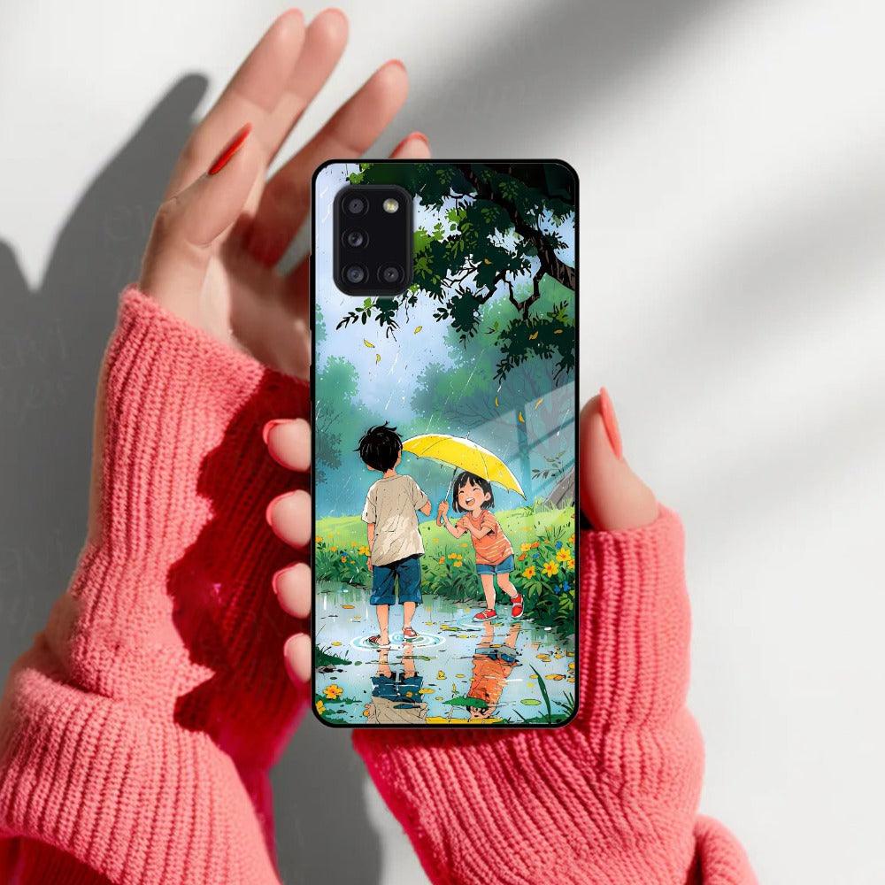 Raindrop Moments Glass Case Cover for Samsung
