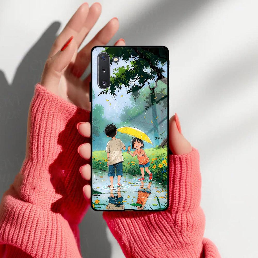 Raindrop Moments Glass Case Cover for Samsung