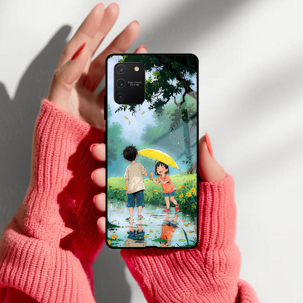 Raindrop Moments Glass Case Cover for Samsung