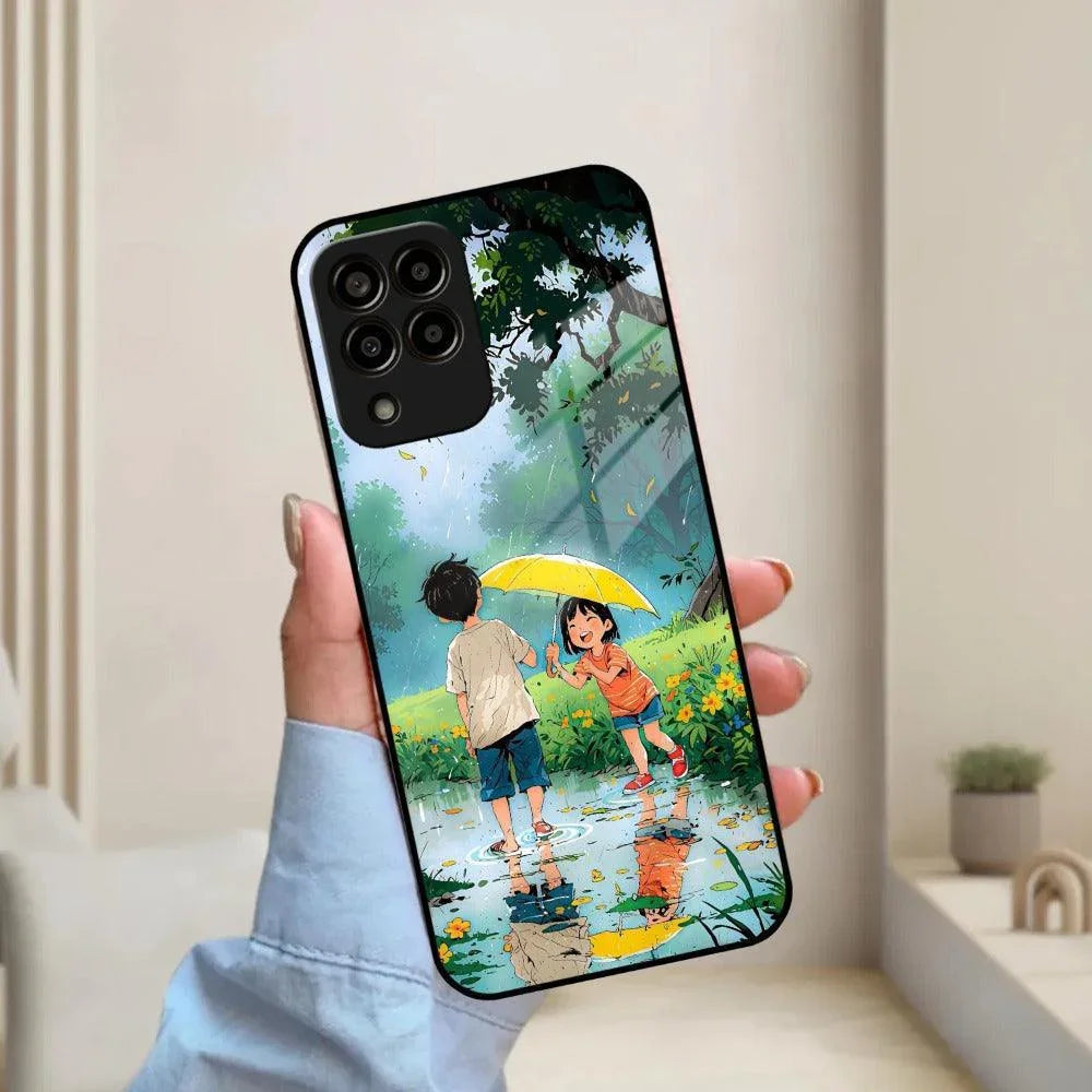 Raindrop Moments Glass Case Cover for Samsung - ShopOnCliQ