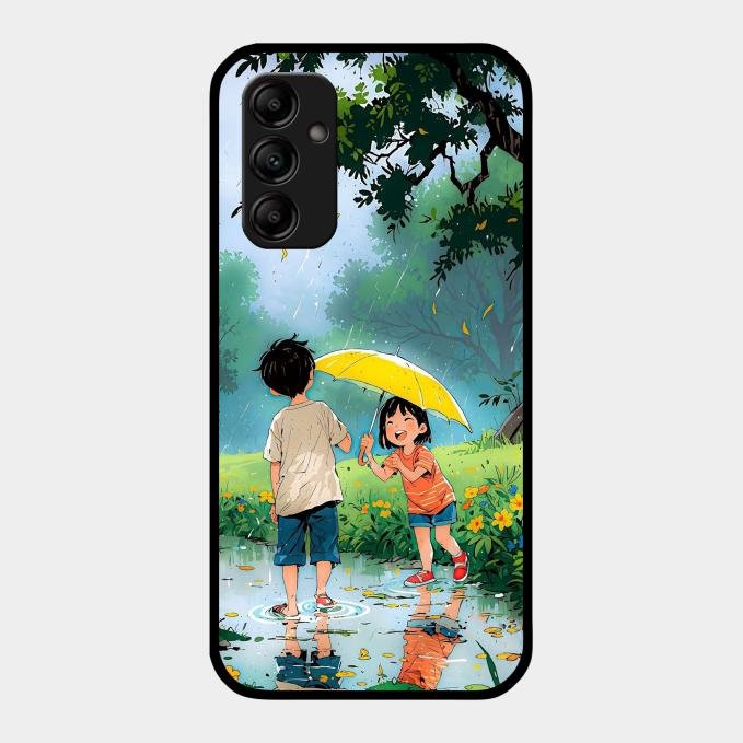 Raindrop Moments Glass Case Cover For Samsung Galaxy A14 5G