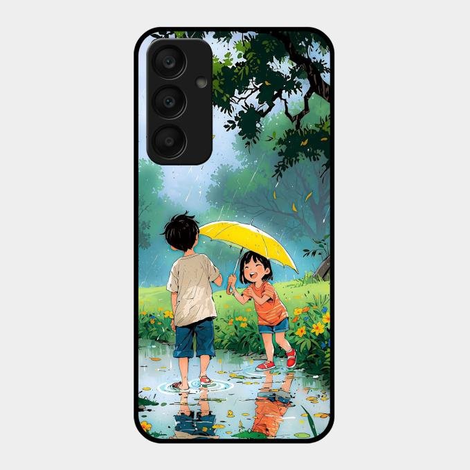 Raindrop Moments Glass Case Cover For Samsung Galaxy A25 5G