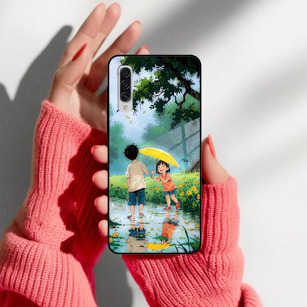 Raindrop Moments Glass Case Cover for Samsung