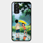 Raindrop Moments Glass Case Cover For Samsung Galaxy F23 5G