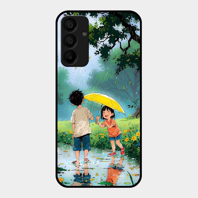Raindrop Moments Glass Case Cover For Samsung Galaxy M15 5G