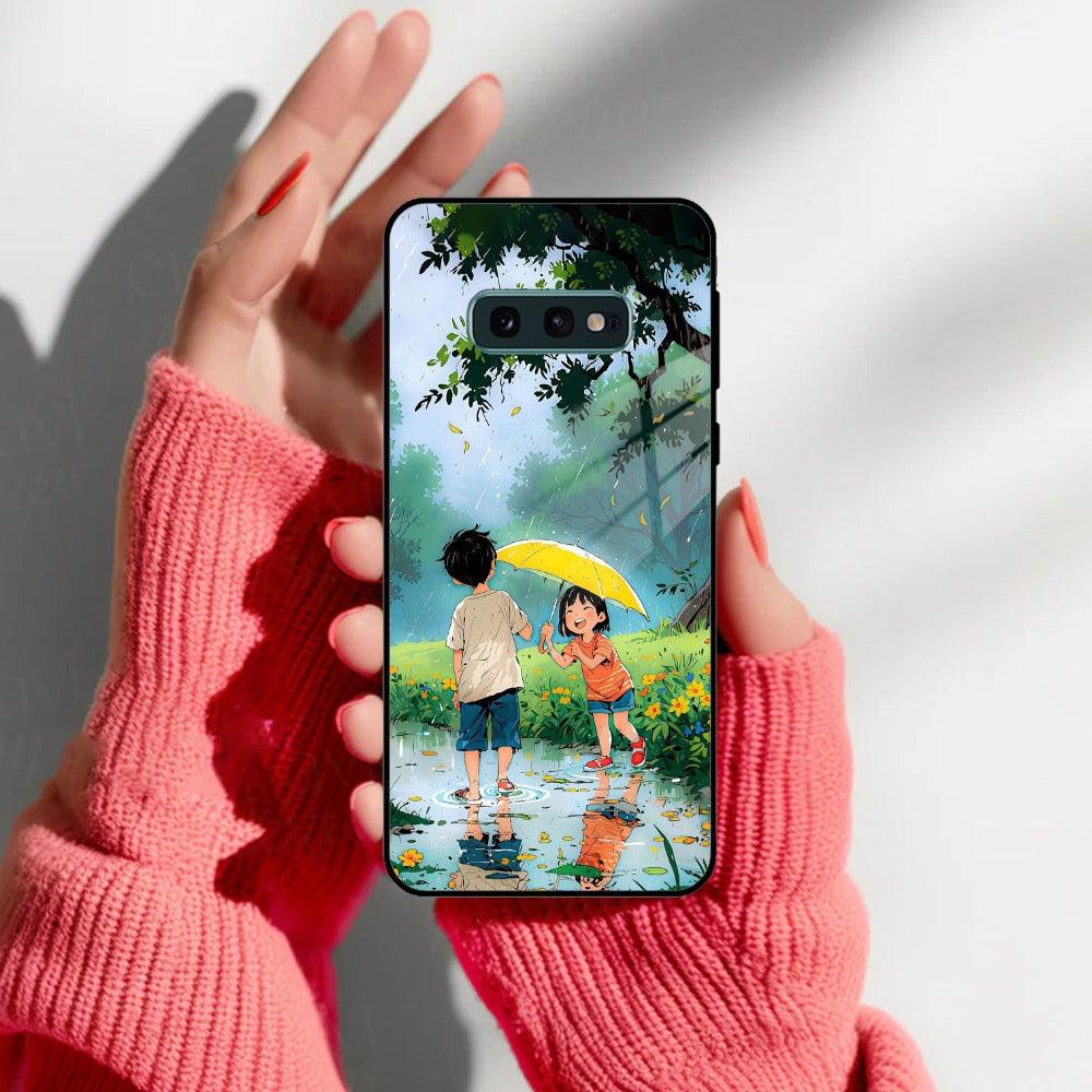 Raindrop Moments Glass Case Cover for Samsung