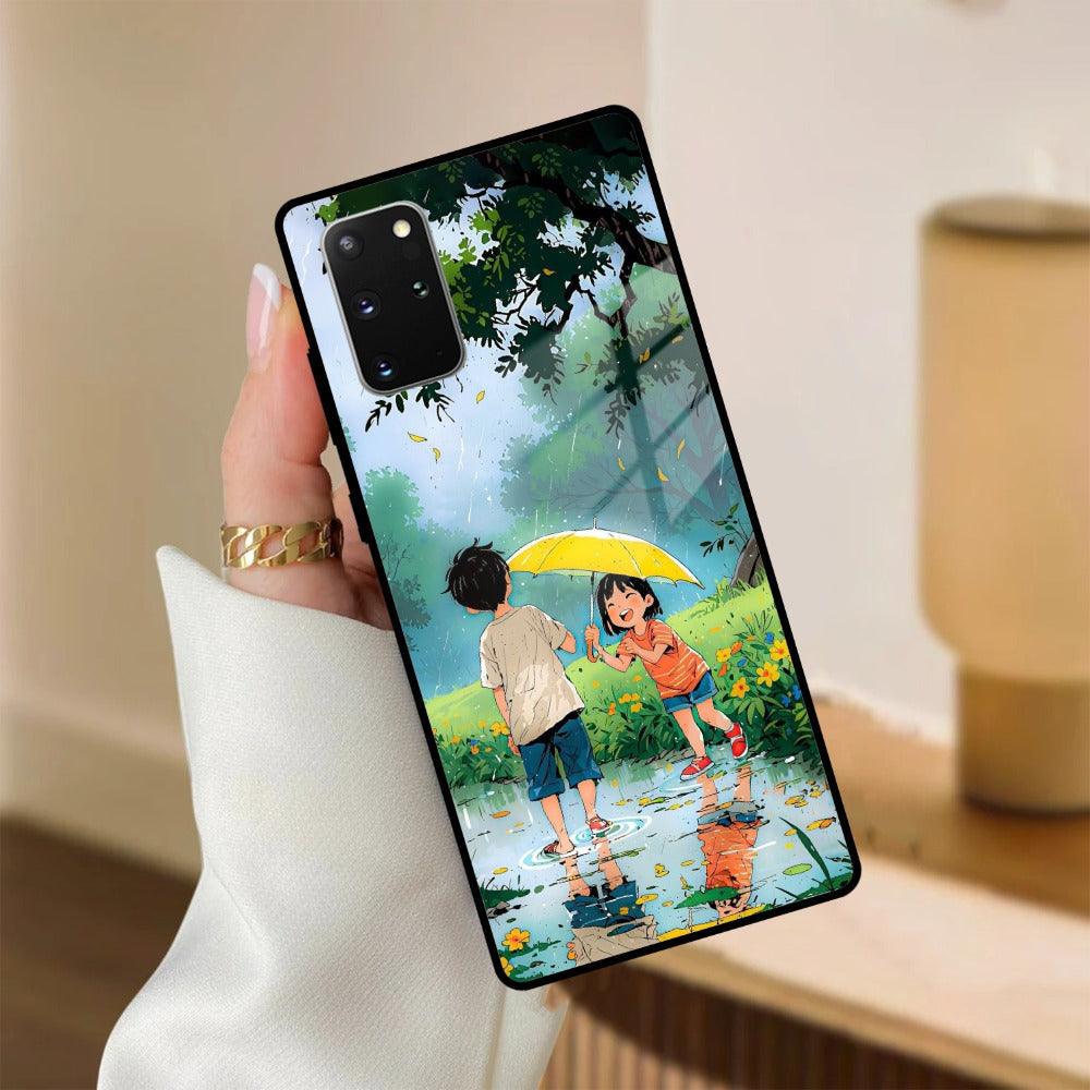 Raindrop Moments Glass Case Cover for Samsung